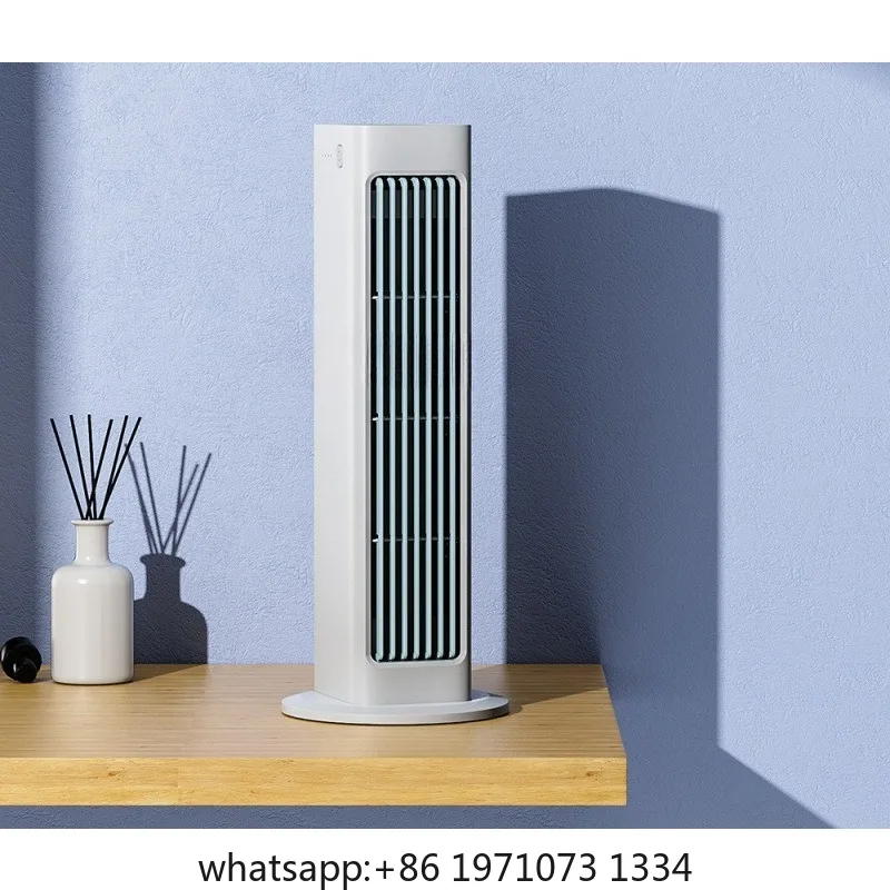 New bladeless tower fan portable charging office air conditioner fan desktop shaking head wind cooling fan wall hanging
