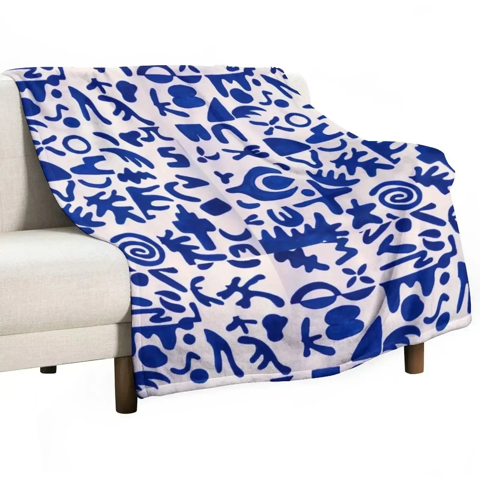 Blue variations Throw Blanket manga Winter beds Blankets