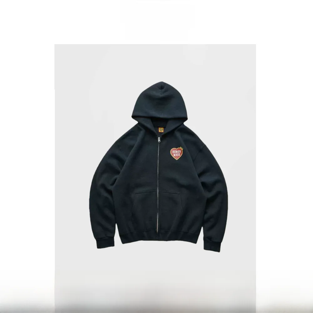 Loose Casual Zipper Hoodie Heart Pattern Travel Wear Autumn Season Regular Length Brandl Men's plus Size Faion