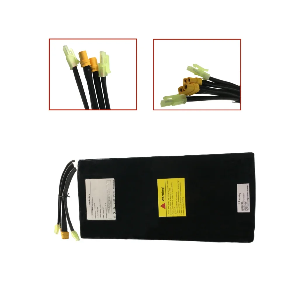 14S7P 52V 33.6Ah  Li-ion Rechargeable Battery Pack 21700 33600mAh Dual Port Fast Charging , Suitable for Dual Drive Scooters