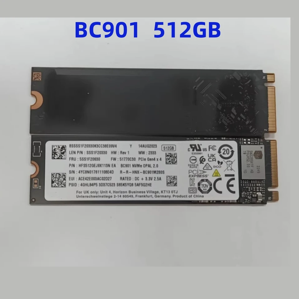 SK BC901 512GB NVMe SSD 2280 PCIe 4.0 M.2