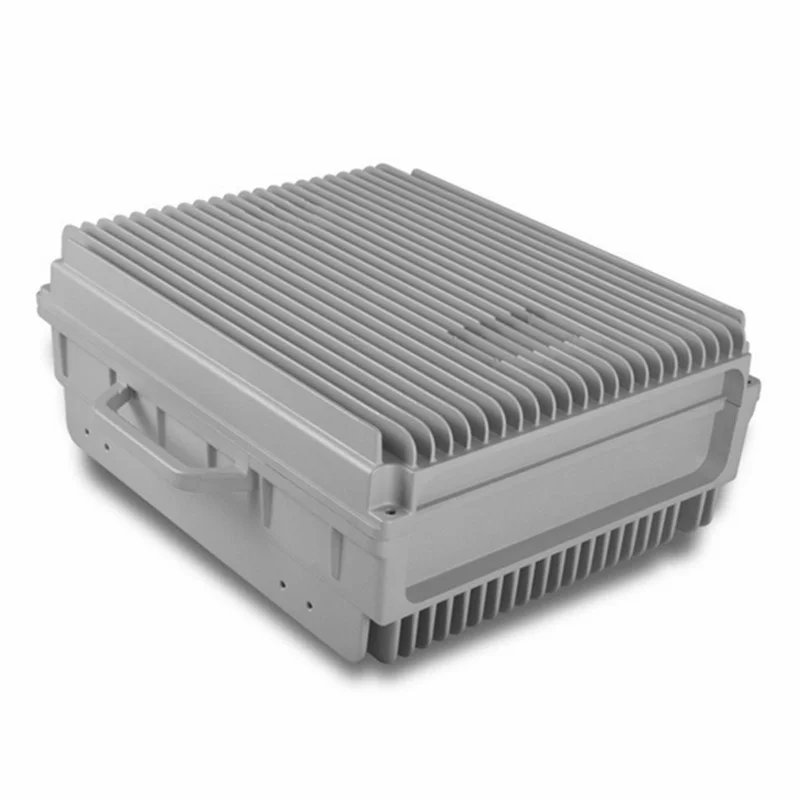430*424*175 MM Telecom 4G 5G Base Station ip67 waterproof extruded amplifier outdoor heat dissipation aluminum project Box