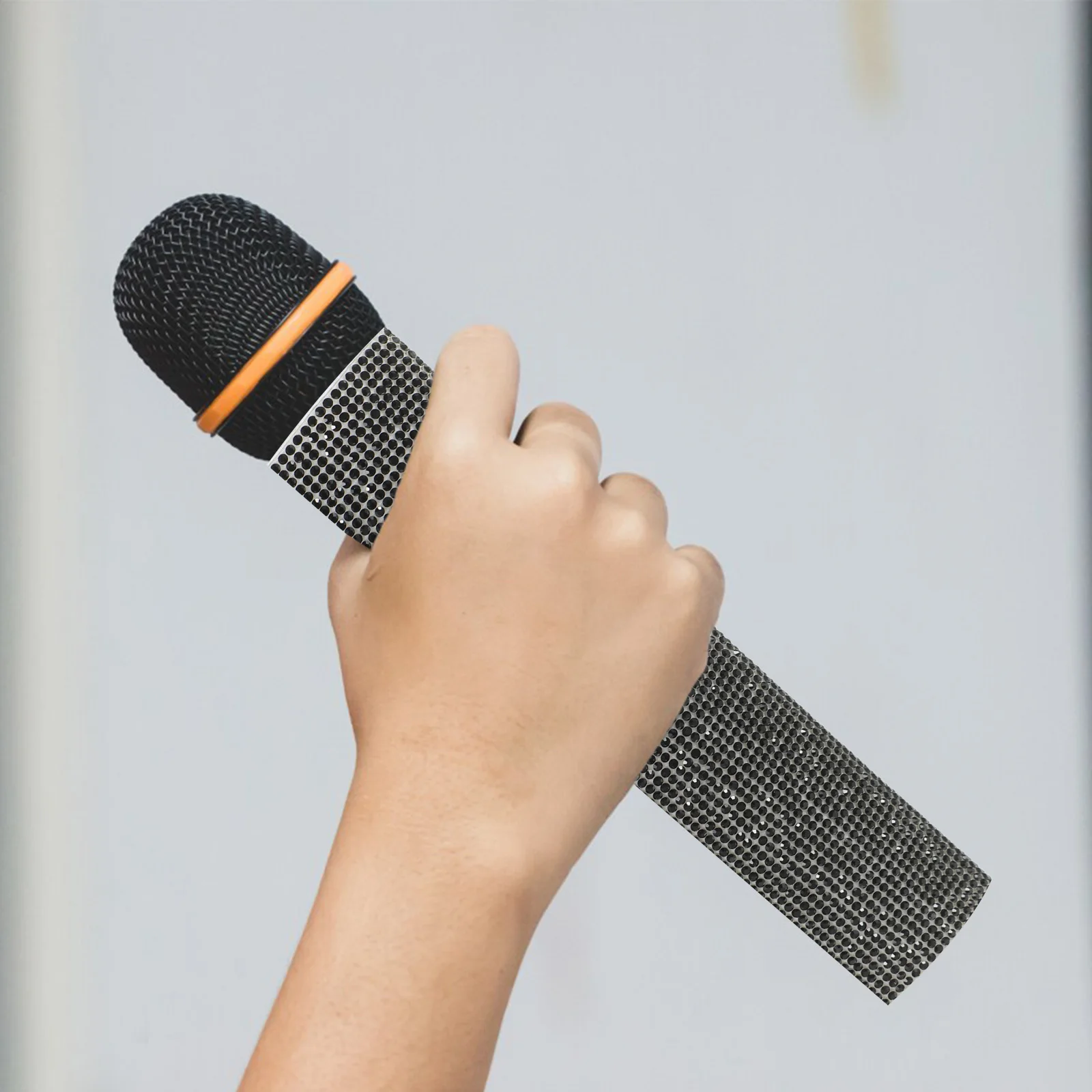 

Microphone Diamond Set Mikrofon Abdeckung Ersatz Griffabdeckung Wireless Microphones