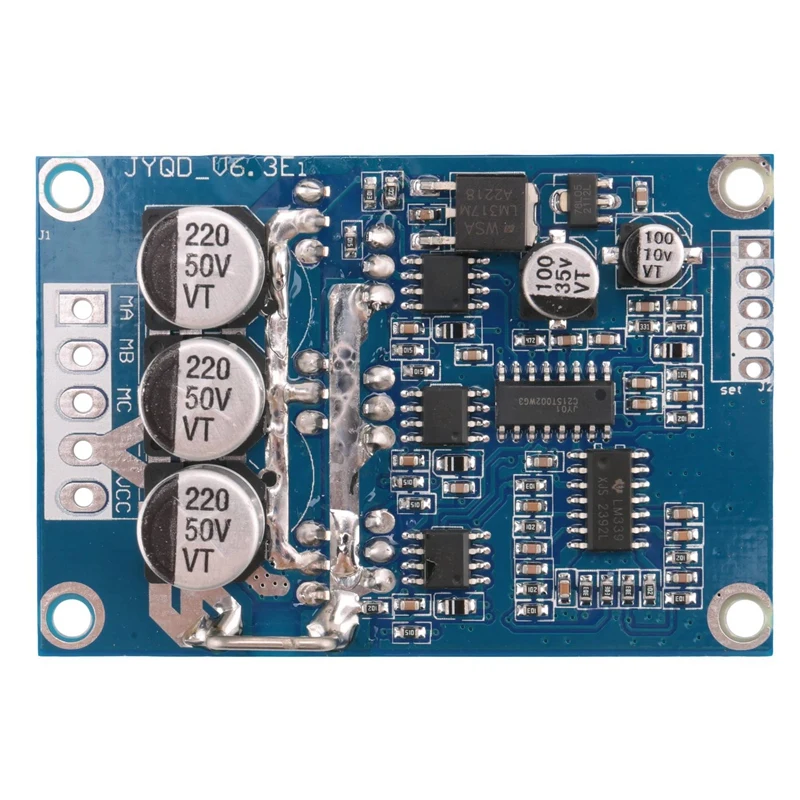 DC 12V-36V 500W Brushless Motor Controller Without Hall PWM Control Balanced Car Driver Board Durable Use