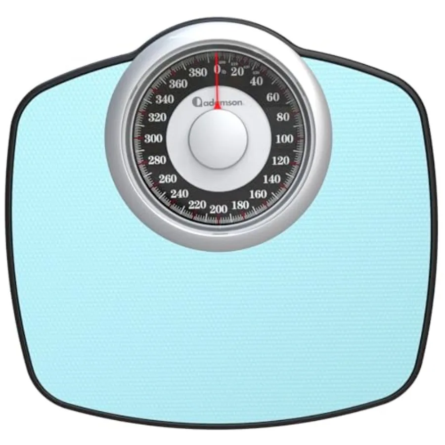

A25 Scales for Body Weight - Up to 400 LB - 5.3" Dial on 12.4" x 10.2" Platform - Anti-Skid Rubber Surface - High Precision Bat