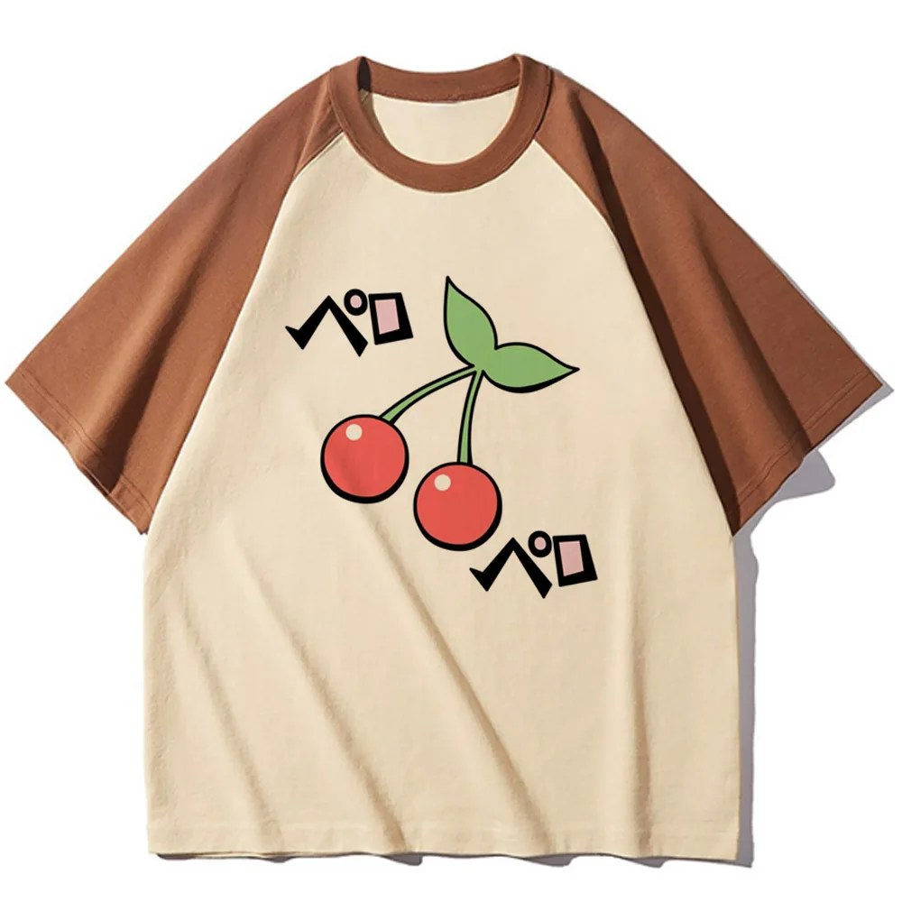 

Cherry t shirt women streetwear tshirt female y2k clothing