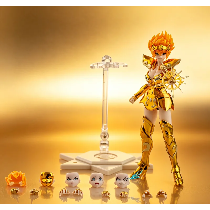 

Spot Gt Female Lion Sacred Contract 1/12 Golden Saint Cloth Warrior Mythical Female Leo Sandy Toy Model Shipping Immediately