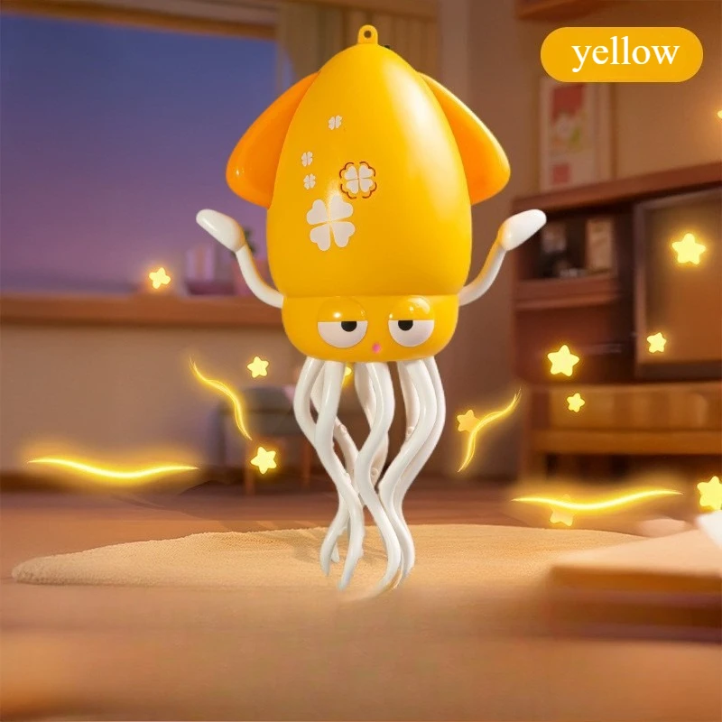 ของเล่นปลาหมึกเต้นรำอิเล็กทรอนิกส์ ปี 2026 ของเล่นเรืองแสง ของเล่นคลายเครียด สำหรับเด็กเล็ก เด็ก และผู้ใหญ่