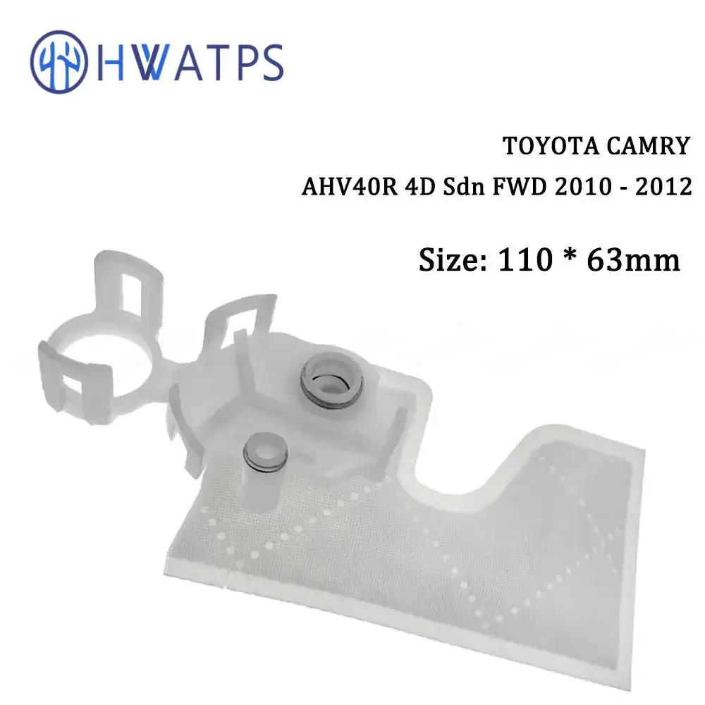 For Toyota Camry 2007-2011 2.4L 2.5L Diameter 8.9mm Size 110*62mm Fuel Pump Strainer Mesh Filter Case 23220-28071 23220-28070