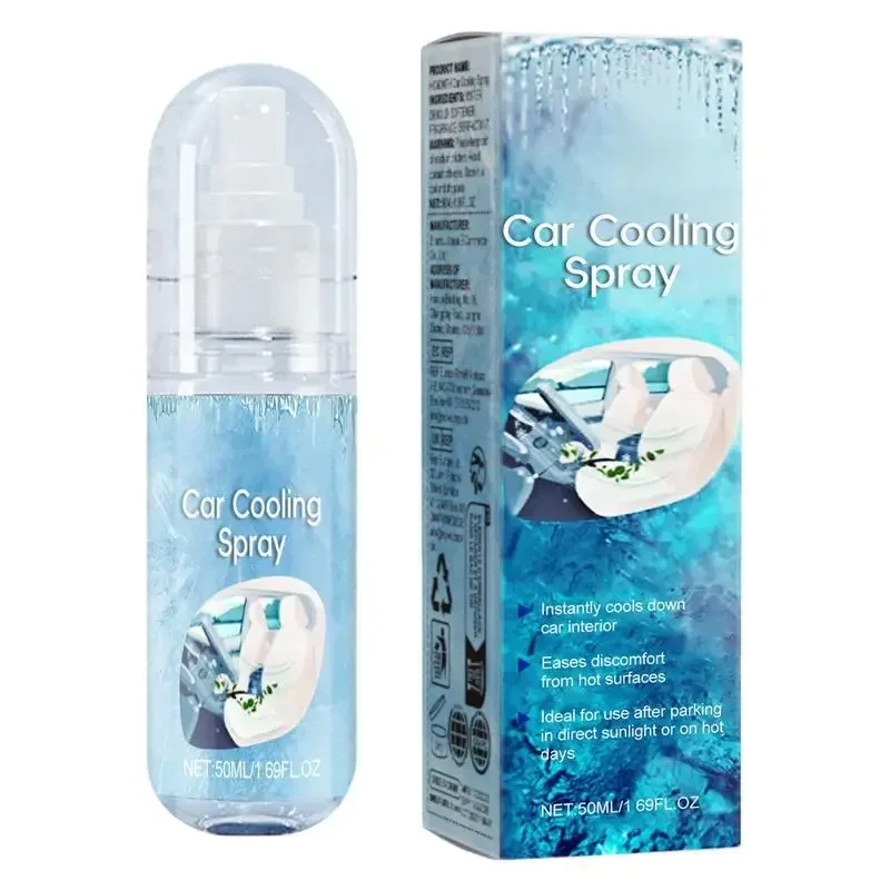 Car Seat Cooling Spray Portable Rapid Spray For Seat Hot Clothes Cold Spray Car Seat Coolant Mist Quick Cooling