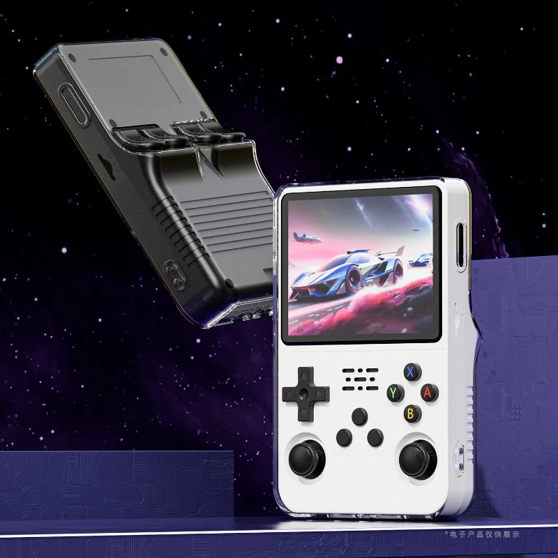 Capa TPU transparente para Anbernic R36S - Soft Shell Slim-Fit com recortes de precisão