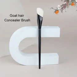 1pc Goat Hair Small Beveled Concealer Makeup brushes Powder contour Angled Foundation Make up brush fingertip multi function