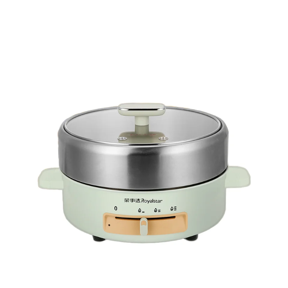 

Household or electric household multi-function removable pot with hot pot steamer measuring cup accessories
