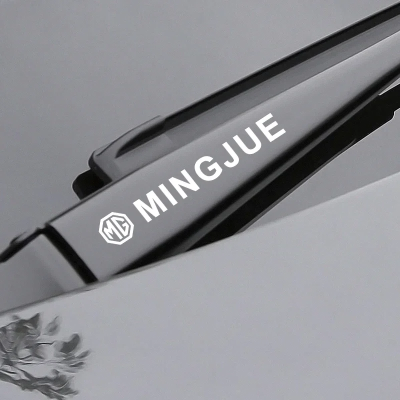 4Pcs Car Windshield Wiper Reflective Decals Waterproof Decorative Stickers for MG HS ZS ZST MG3 MG4 EV MG5 MG6 MG7