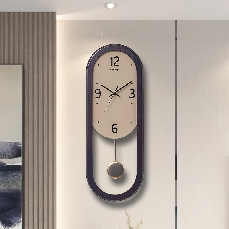 Smooth Sailing Wall Clock Living Room Simple Clock Creative Clock Home Fashion Living Room Light Luxury Decoration Atmosphere