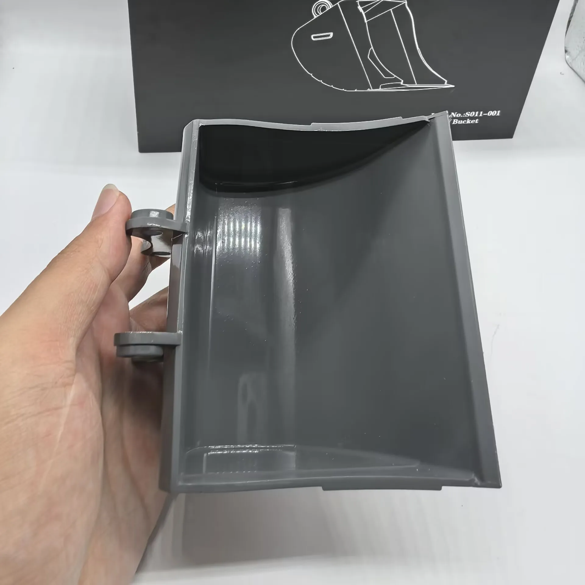 RC 1:14 E010 E111 hydraulic excavator with dual E EC160E metal quick hanging large bucket