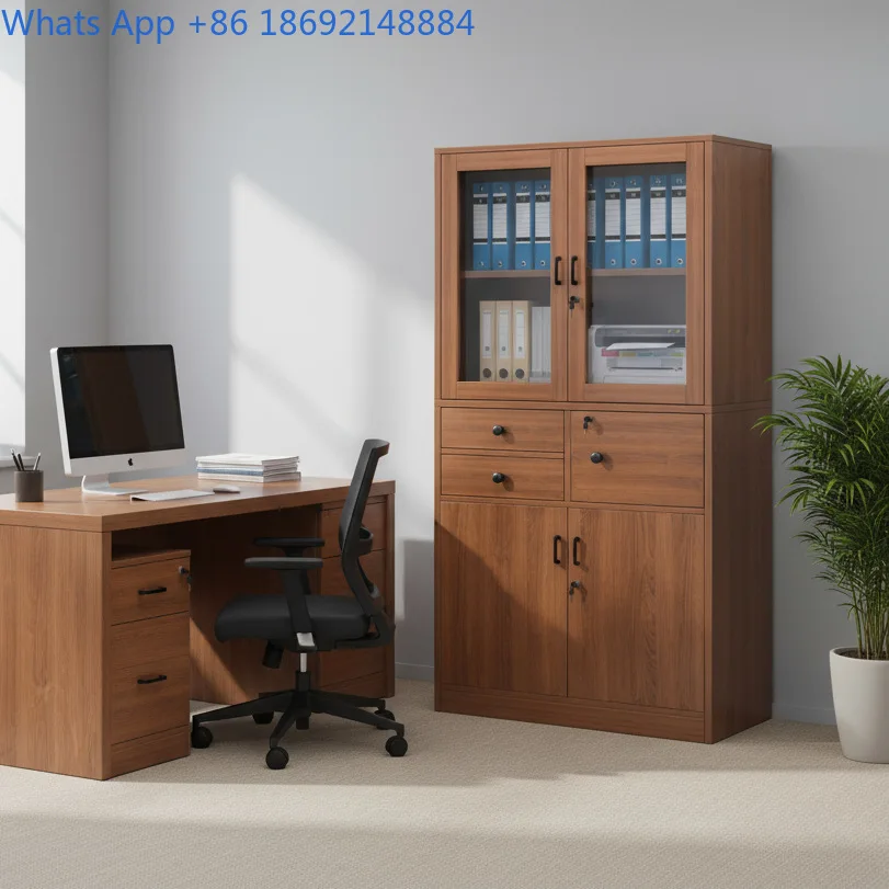 Storage Cabinet File Cabinet Side Table for Office Studio Document Organizer Floor Storage Unit