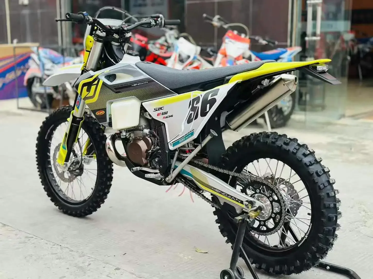 Hengjian S7-Z300 Single-cylinder Two-stroke Water-cooled Off-road Motorcycle Engine Moto Cross 293.2CC Dirt Bike