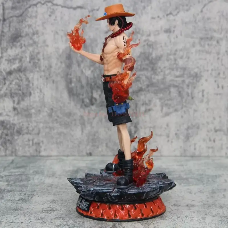 

One Piece Dream Ace Action Figure Fire Fist Ace Standing Pose Anime Model Desktop Decoration Ornament Collectible Toy Gift