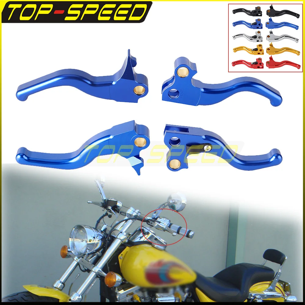 Motorcycle CNC Brake Clutch Lever Aluminum Accessories 2/3 Finger Fingers Brake Levers For HARLEY Dyna FXR2/3/4 CVO/SE 1999-2000