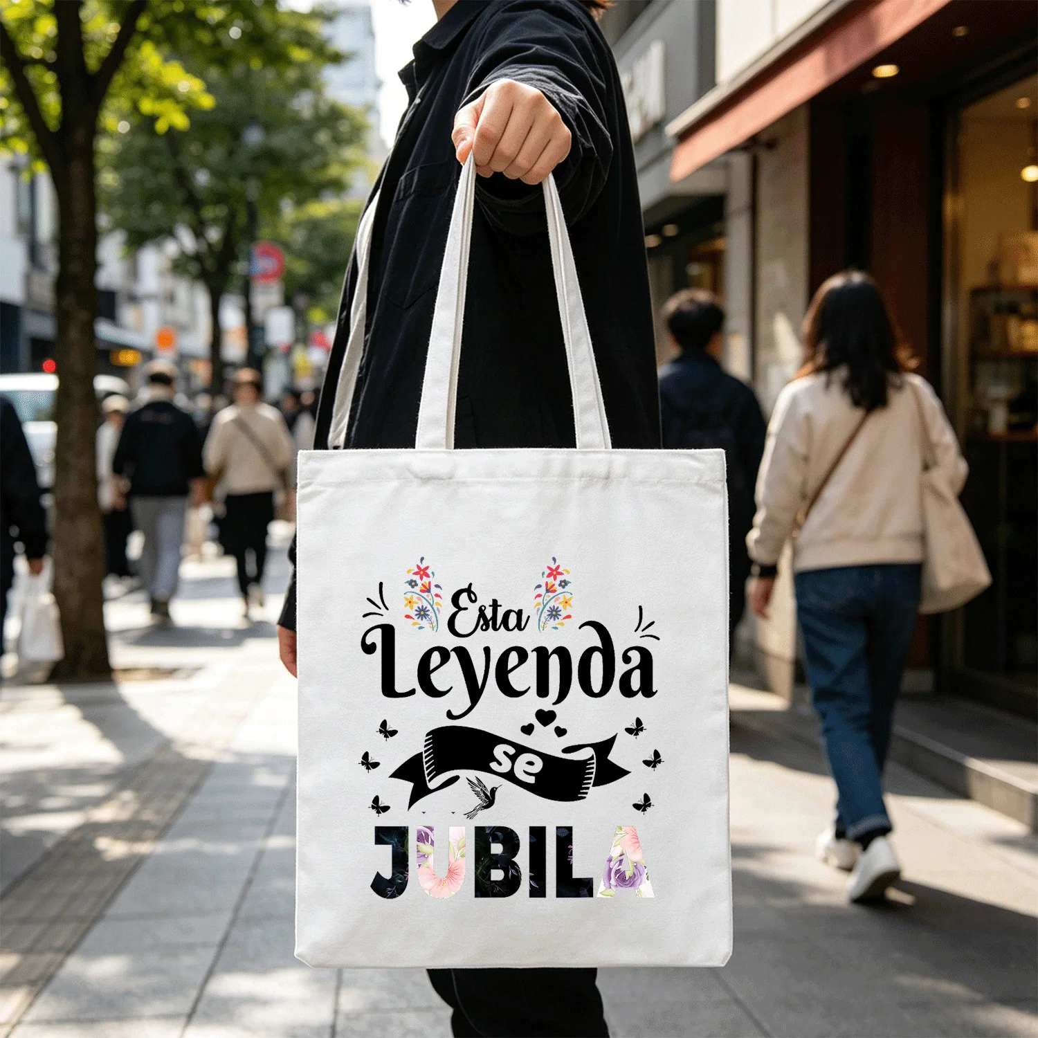 This This Legend Retires Retired Retirement Canvas Tote Bag Fashion Large Capacity Grocery Bag Handbags - Aliexpress Deal