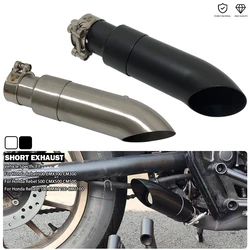 Slip-On Short GP Exhaust Slip On Mufflers With DB Killer Fit For Honda Rebel 1100 CMX 500 CM 300 CMX1100 CMX500 CMX300 2017-2025
