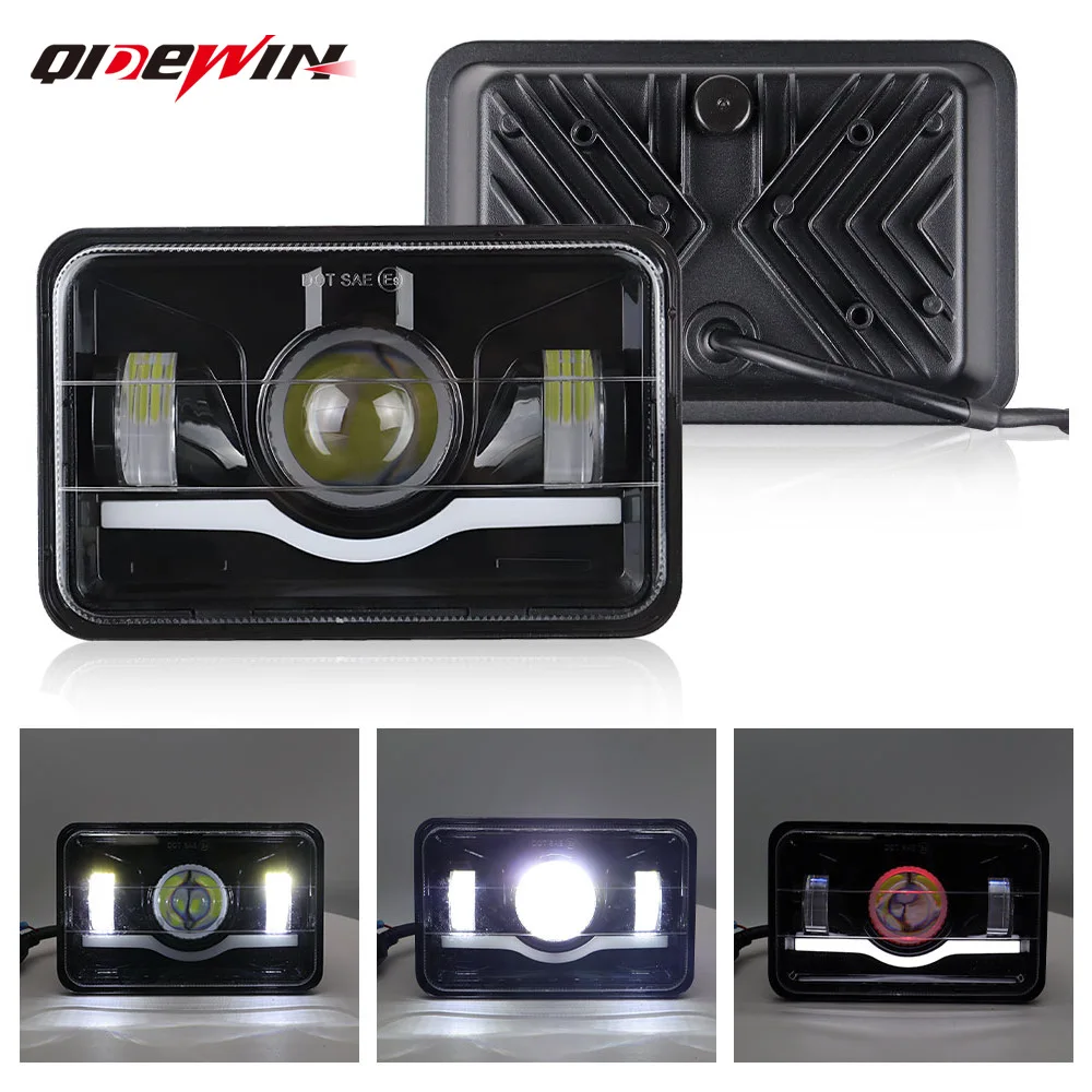 5.75 inch Wrangler Wave SUV Headlights Angel Eye LED Car Headlights
