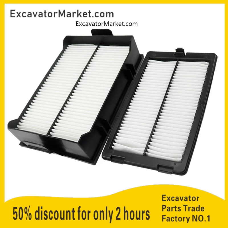 

For Hitachi ZAX 200 210 240 330 360-3 EFI built-in external air conditioning filter filter mesh high quality Excavator Spare