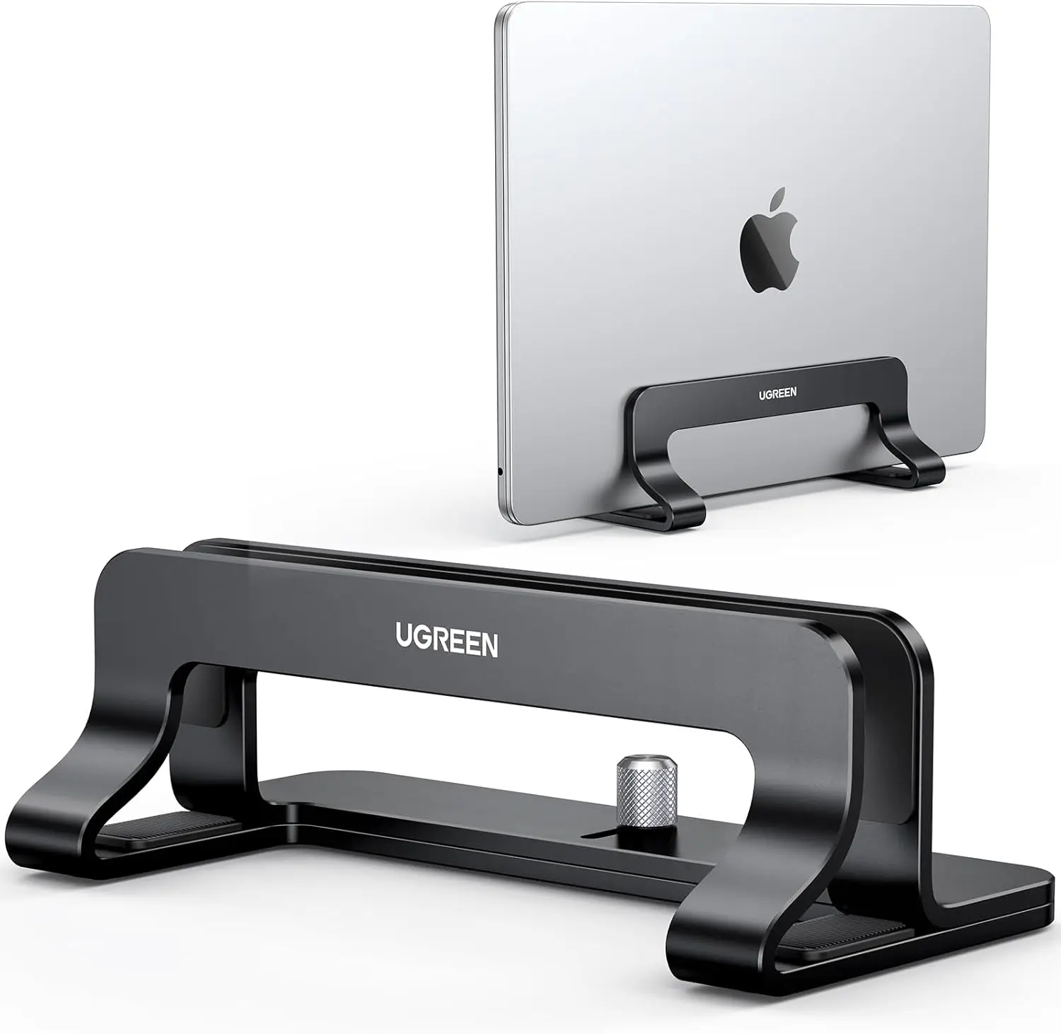 

UGREEN Vertical Laptop Stand Holder for Desk Compatible with MacBook Pro, MacBook Air Stand Vertical Aluminum Adjustable