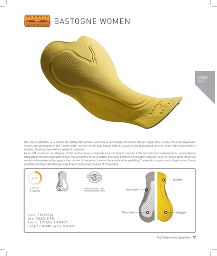 Imagen 2 del producto DAREVIE Pantalones cortos con pechera de ciclismo para mujer sin costuras 4.0 Italia ELASTIC-INTERFACE ® Pad 6H Ride Pantalones cortos de ciclismo para mujer Corea ASK Lycra