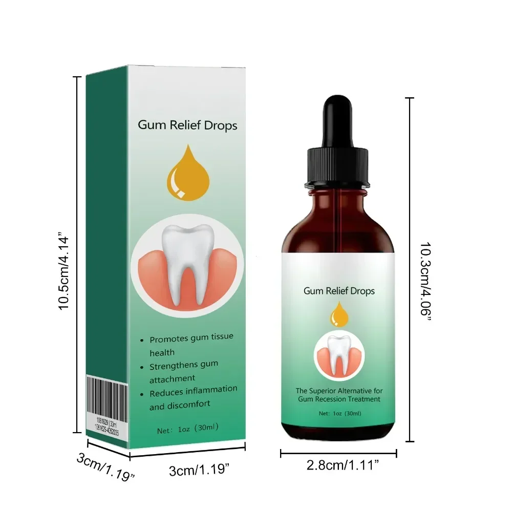 Quickly Repair Gum Serum Care Teeth Whiten Remove Yellow Repair Gum Regrowth Plaque Stains Relieve Gums Decay Toothache