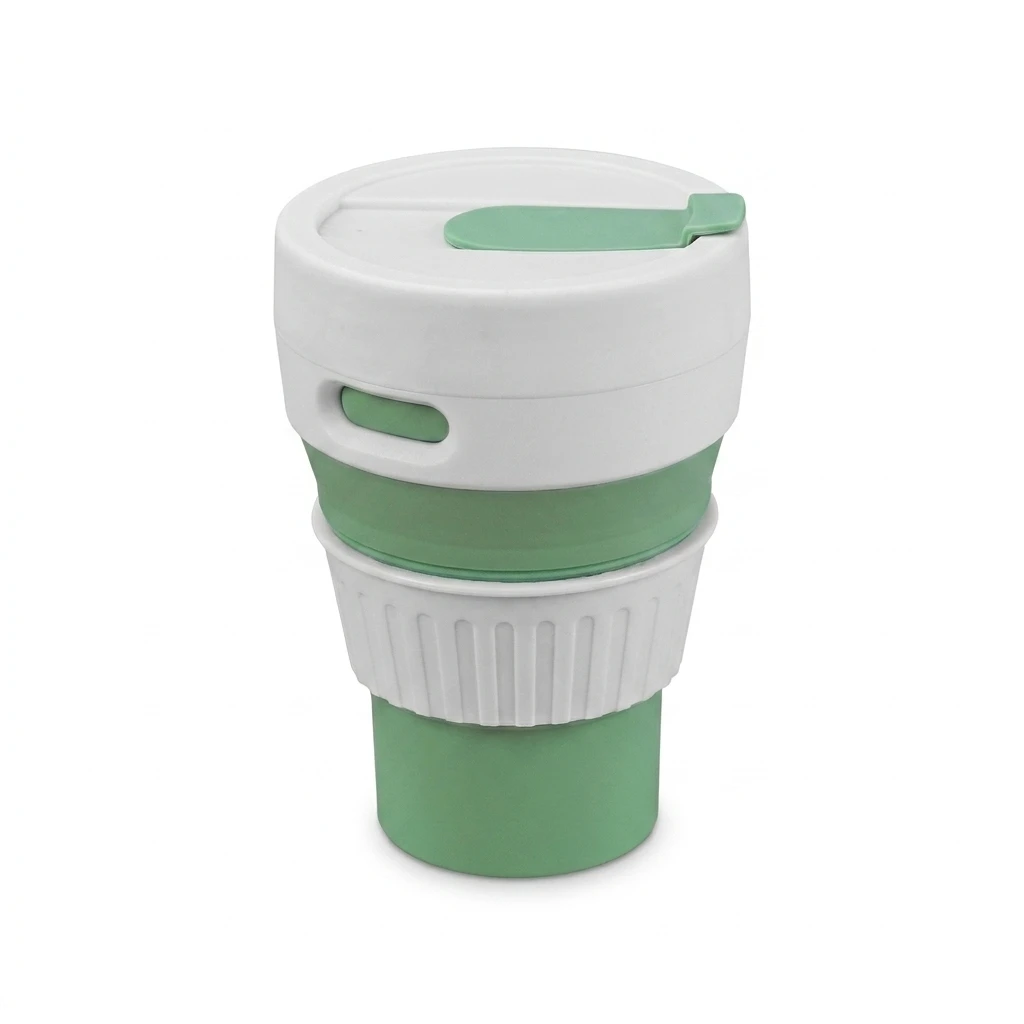 Silicone Folding Water Cup Collapsible Retractable Drinking Cup Portable Lightweight Reusable Creative Travel Outdoor Portable D