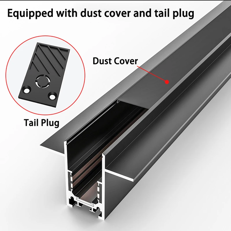 20 نوع الذكية المغناطيسي أضواء المسارات تويا DC48V مصابيح السقف المغناطيس بقعة الفيضانات مصبغة مصباح غرفة المعيشة الحديثة المنزل أسود أبيض