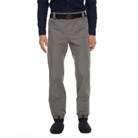 Botas de pesca para hombre, pantalones para vadear en la cintura, tela impermeable de tres capas con calcetines de neopreno en día frío