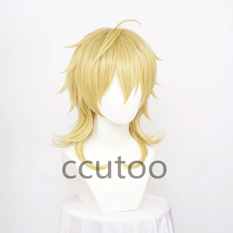 ccutoo Synthetic Ensemble Stars Cosplay Wig Hakaze Kaoru Heat Resistant Halloween Hair+ Free Wig Cap