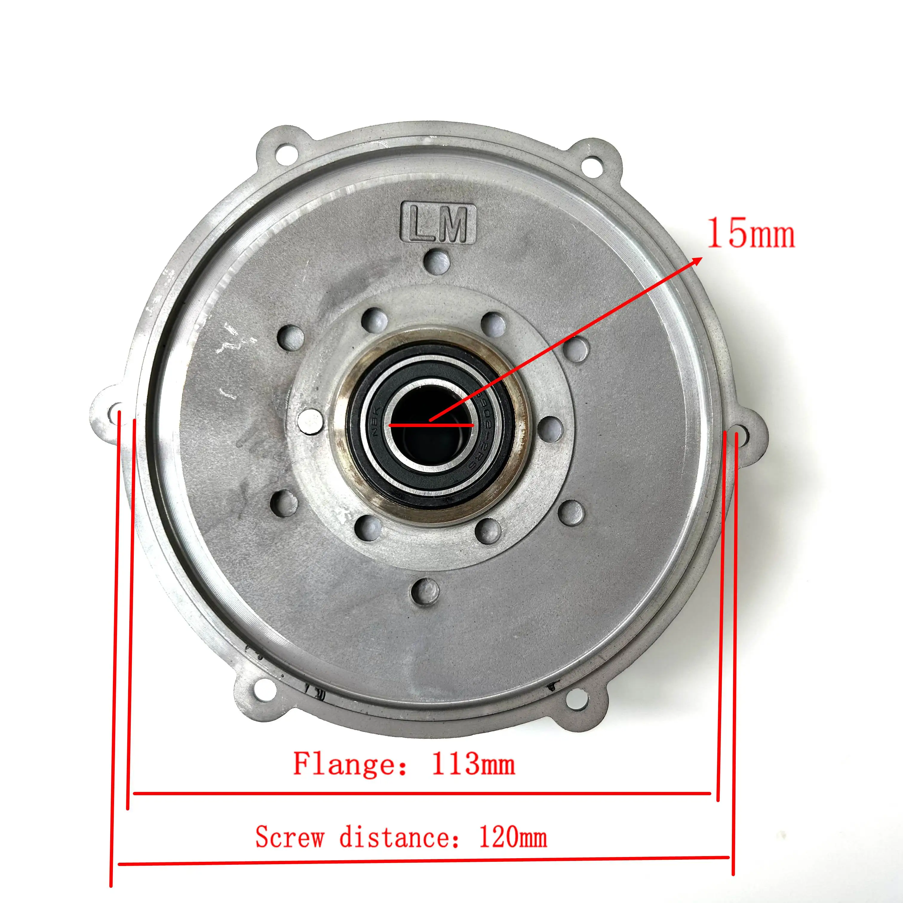 Small Hub Motor Rear Drive Cassette Cover 250W 350W Geared Engine Spare Part Back Alloy Case for Replacement