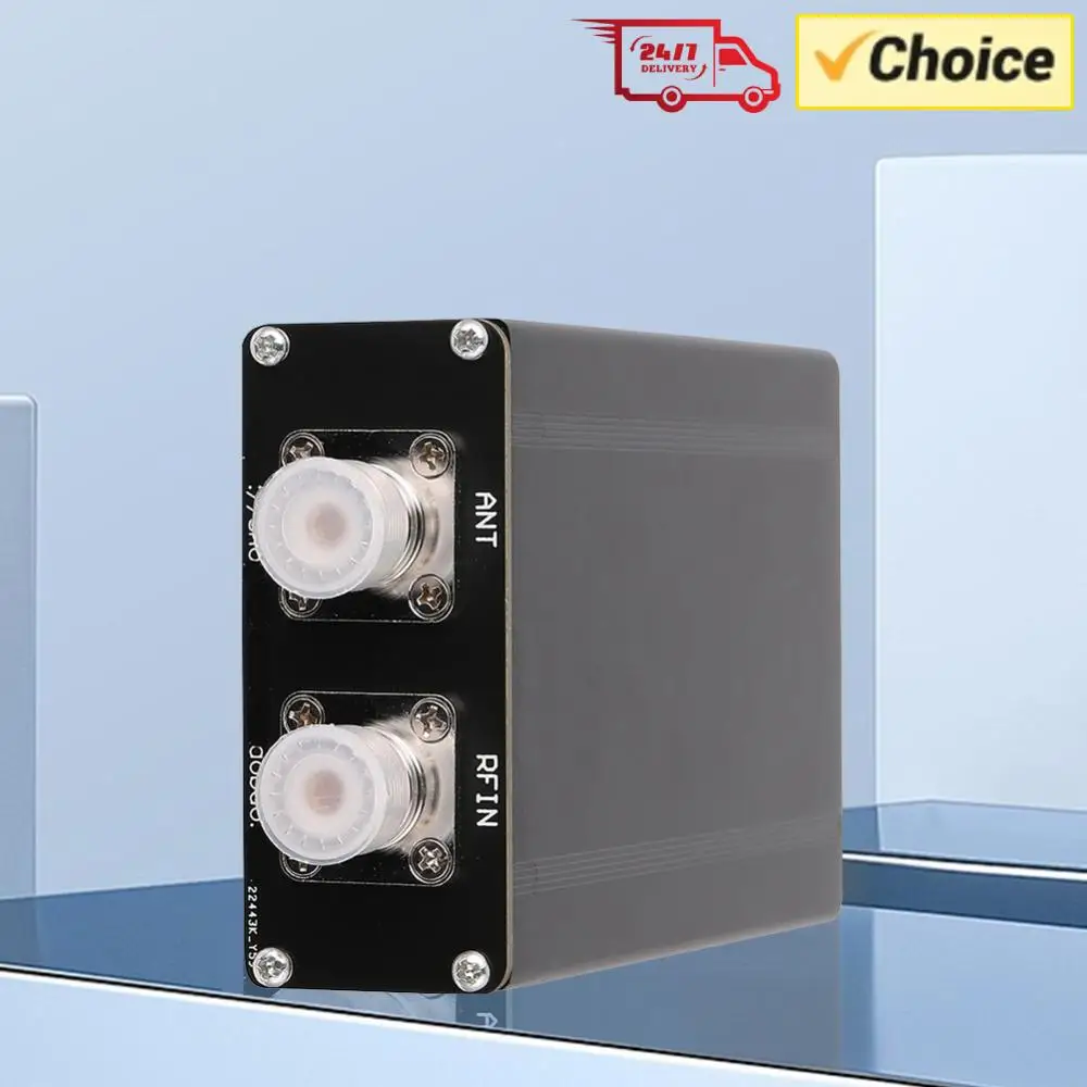 

1.8-50MHz Mini Automatic Antenna Tuner 3.2 Firmware Programmed by N7DDC 7x7 Automatic Antenna Tuner W/ Metal Housing Assembled