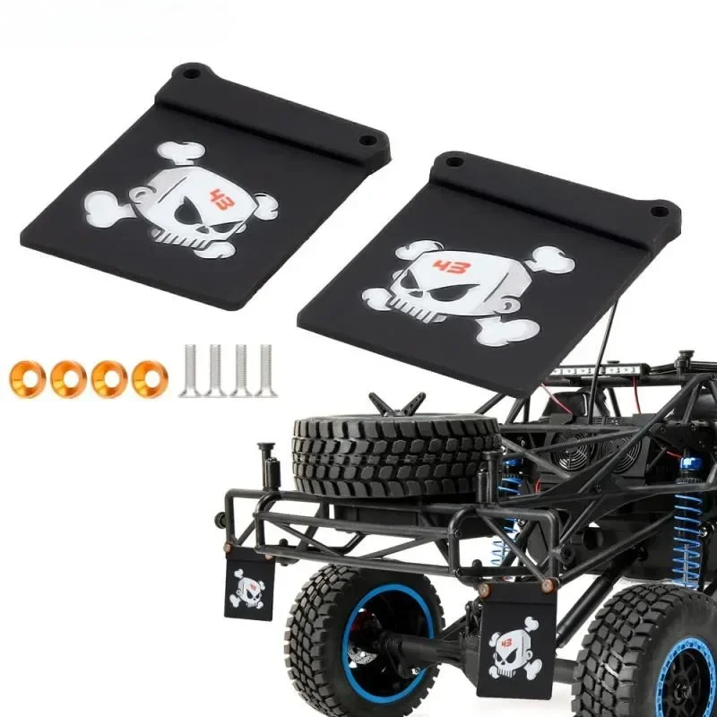 Rubber Quarters Rear Fender Mud Flaps Set for RC 1/10 Team Losi XXX-SCT TEN-SCTE Baja Rey Desert Truck