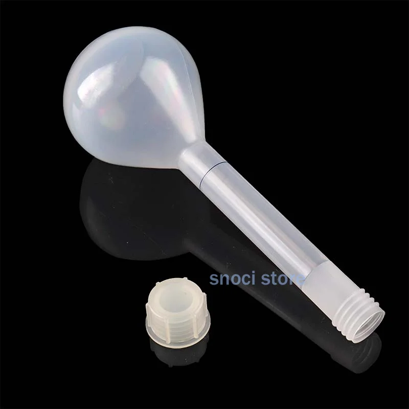 Clear gauge White PP Plastic Measuring Volumetric Flask w Screw Cap,Measuring Flask for Lab Supplies 25/50/100/250/500/1000ml