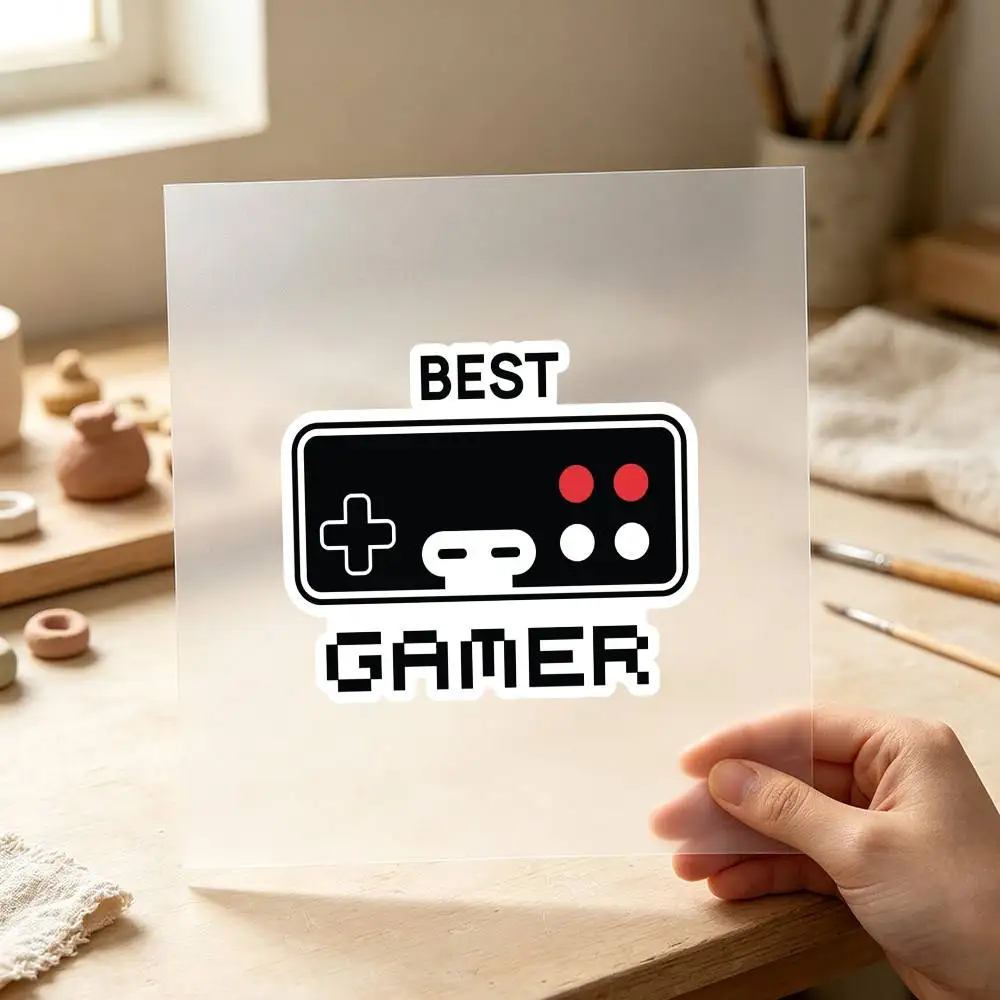 Gaming Best Gamer Controller Waterproof Stickers For Decorating Car Windows Motorcycles And Computers.