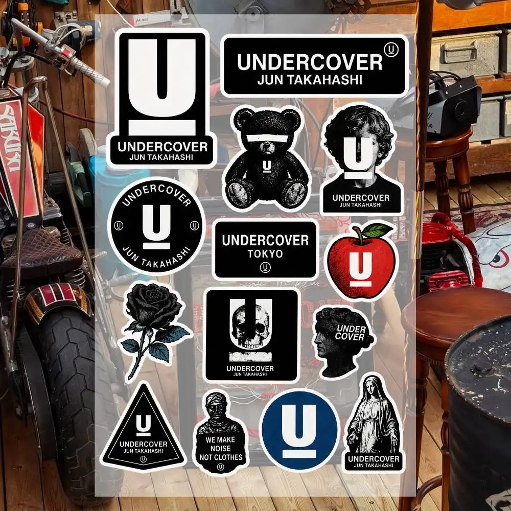 UNDERCOVER Aesthetic Graffiti Waterproof PVC Stickers for Car Motorcycle Skateboard Helmet Notebook