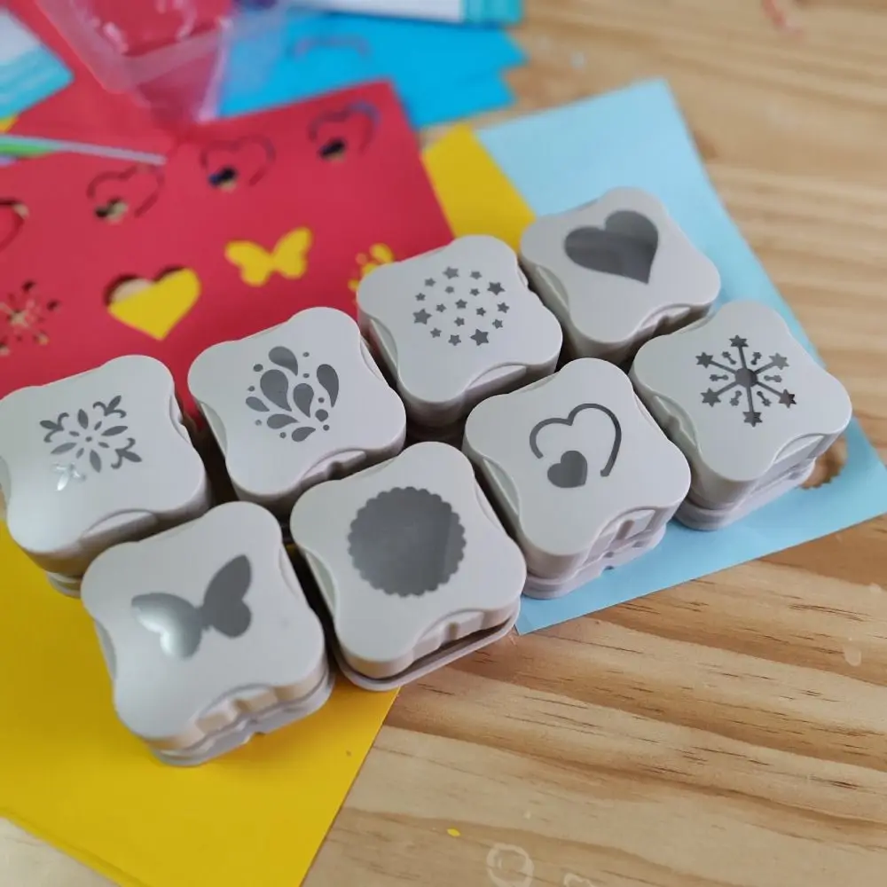 

Magnetic Paper Hole Punch Handmade Punching Machine Embossing Device DIY Decoration Labor-Saving Paper Cutter Scrapbooking