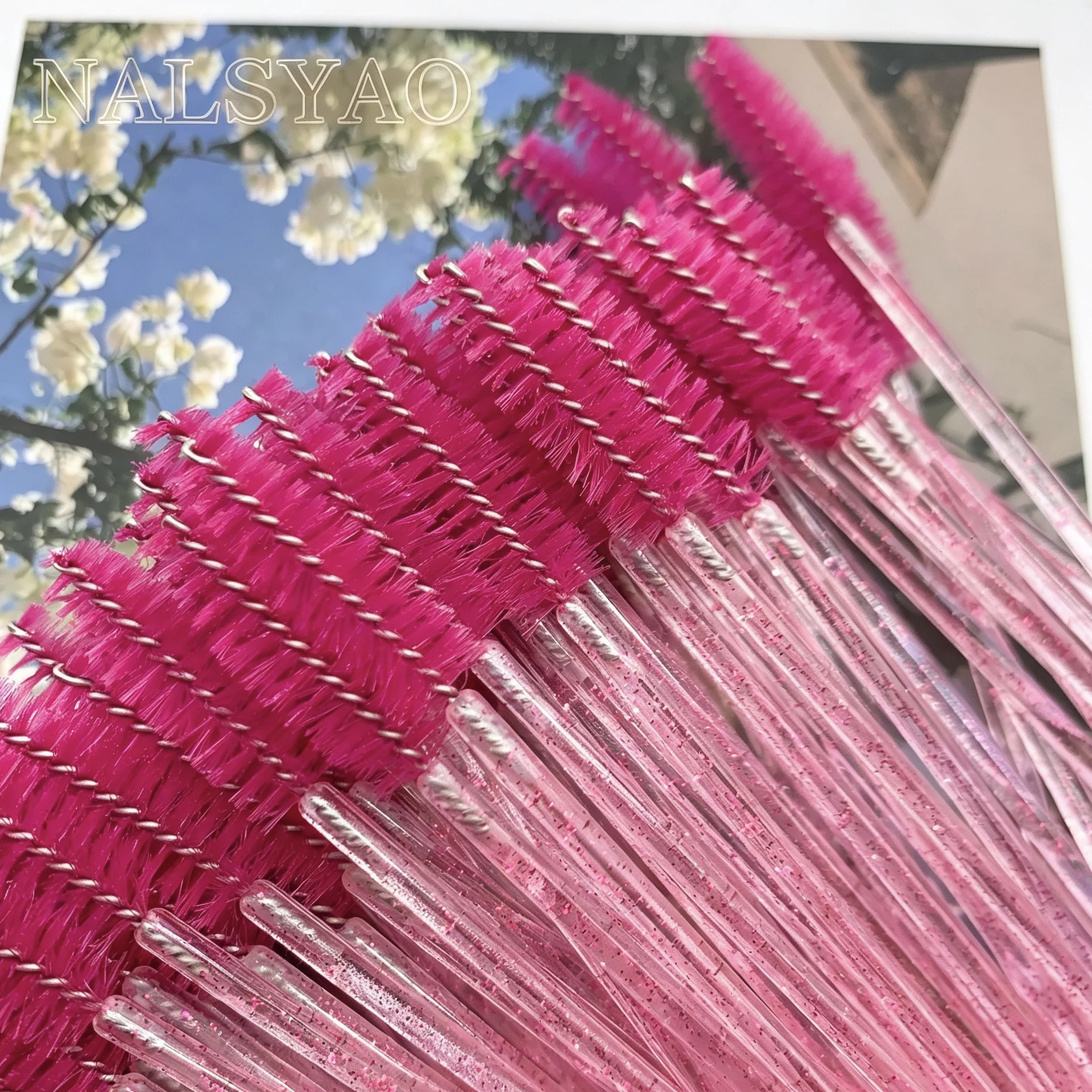 100 pçs rímel varinha extensão de cílios descartável sobrancelha escova aplicador spoolers cílios pincéis cosméticos conjunto ferramentas de maquiagem
