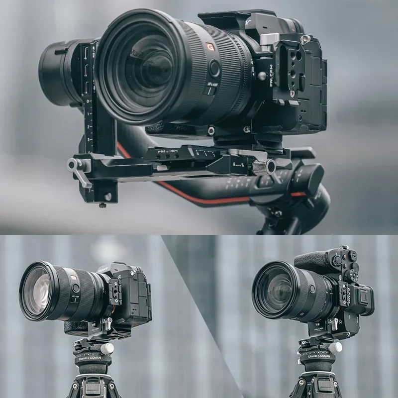 FALCAM 3304 F22&F38&F50 Horizontal-to-Vertical Quick Release Camera Circular Half Cage for Sony
