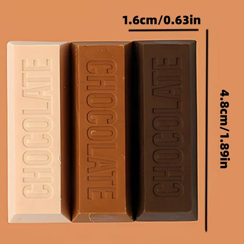 15-Piece Pack (3 Small Pieces Per Box) Student-Specific Scented Erasers That Erase Cleanly with Less Residue, Chocolate-Shaped Erasers, Small Gifts for Study and Office Rewards