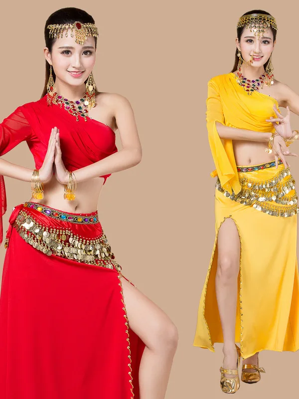 

Spring And Summer Belly Dance Costume Oriental Dance Training Clothing Dance Performance Dress Goddess New Indian Dance