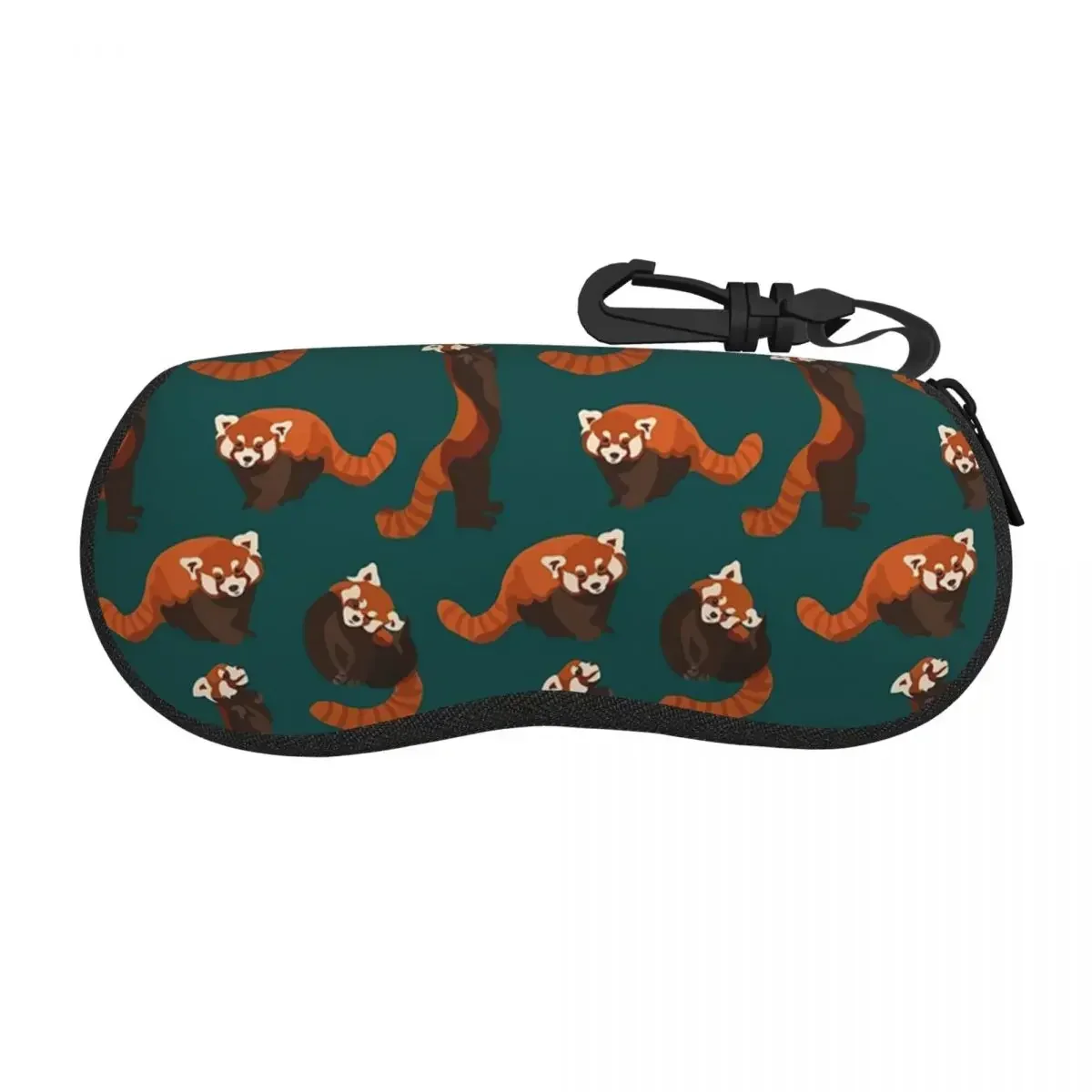 

RED PANDA PATTERN Shell Glasses Case Protector Sunglasses Box Women Men Soft Eyeglass Bag Pouch
