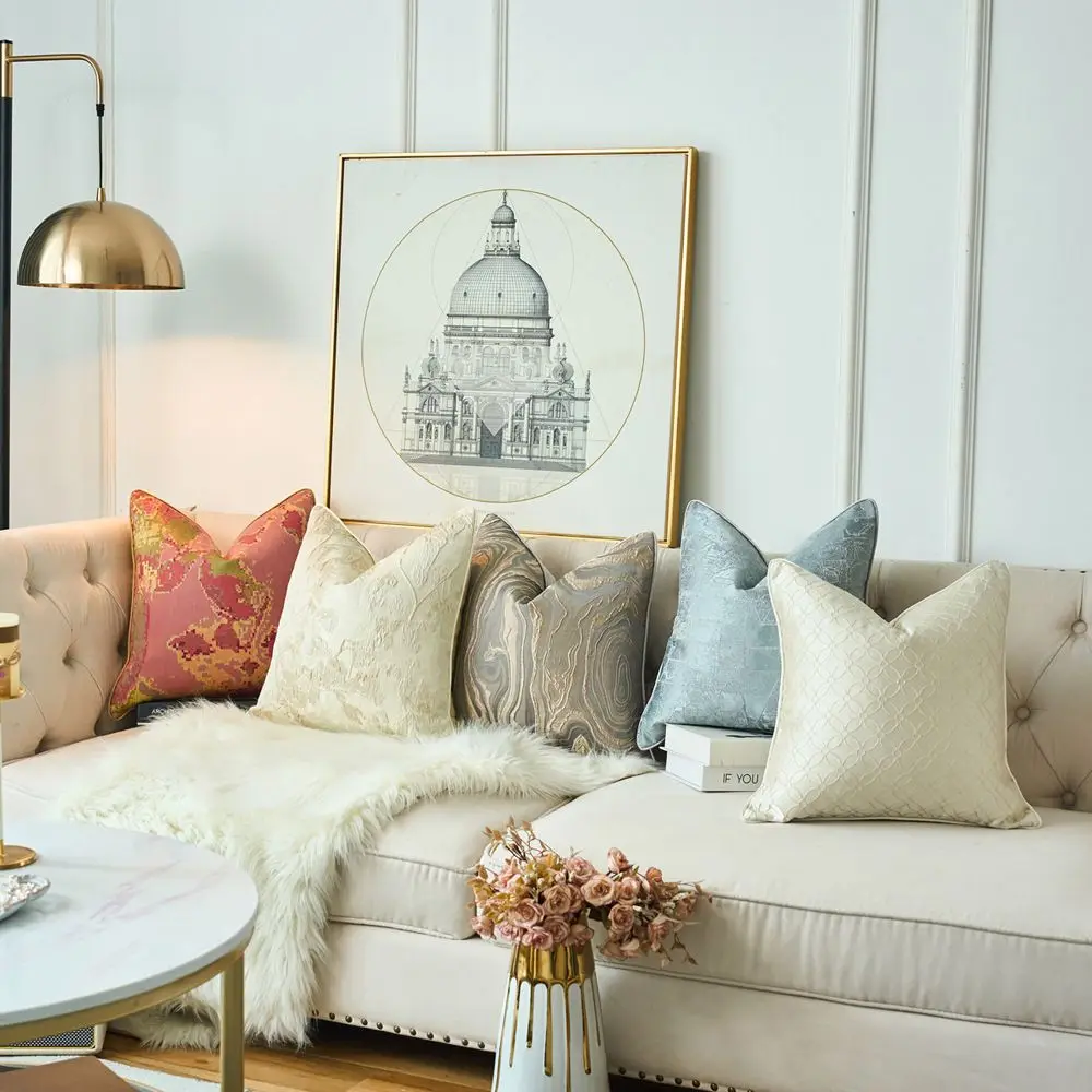 Design Geometric Cushion Cover Decorative Super Throw Pillow Cover For Home Sofa Living Room Hotel 30x50 45x45 50x50 60x60CM