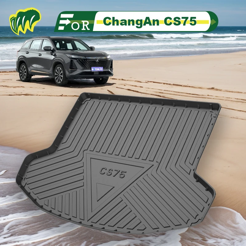 

For ChangAn CS75 PLUS 19 20 21 22 2014-2023 Custom Fit Car Trunk Mat All Season Cargo Mat 3D Shaped Laser Measured Trunk Liners