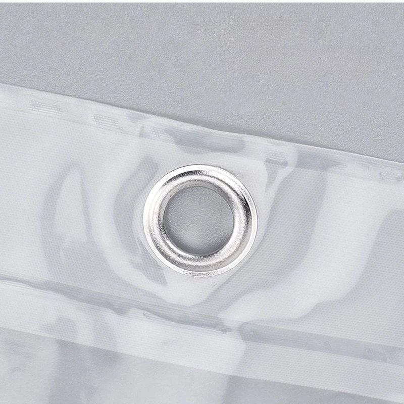 Tenda da doccia Tende da bagno impermeabili trasparenti Tessuto PEVA Stile moderno Resistente all'acqua con ganci per WC 200 cm